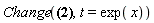 Change(Int((1/ln(t))^(1/2)/(t*(1-ln(t)^2/t^2)^(1/4)), t), t = exp(x))
