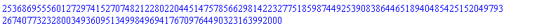 253686955560127297415270748212280220445147578566298142232775185987449253908386446518940485425152049793267407732328003493609513499849694176709764490323163992000