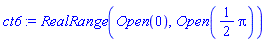 RealRange(Open(0), Open((1/2)*Pi))