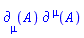 Physics:-d_[mu](A(r), [X])*Physics:-d_[`~mu`](A(r), [X])