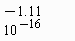 -1.11*10^(-16)