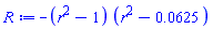 -(r^2-1)*(r^2-0.625e-1)