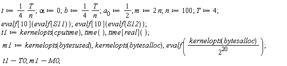 t := (1/4)*T/n;