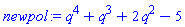 q^4+q^3+2*q^2-5