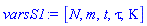 [N, m, t, tau, Kappa]