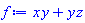 x*y+y*z