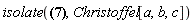 isolate(Physics:-Tetrads:-gamma_[a, b, c] = Physics[d_][c](Physics:-Tetrads:-e_[a, mu], [X])*Physics:-Tetrads:-e_[b, `~mu`]-Physics[Christoffel][a, b, c], Christoffel[a, b, c])