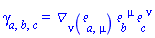 Physics:-Tetrads:-gamma_[a, b, c] = Physics:-D_[nu](Physics:-Tetrads:-e_[a, mu])*Physics:-Tetrads:-e_[b, `~mu`]*Physics:-Tetrads:-e_[c, `~nu`]