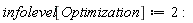 infolevel[Optimization] := 2