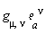 "g[mu,nu] `&efr;`[a]^(nu)"