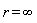 r = infinity
