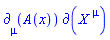 Physics:-d_[mu](A(x), [X])*Physics:-d_((X)[`~mu`])