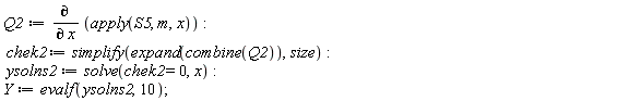 Q2 := diff(apply(S5, m, x), x):