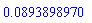 0.893898970e-1