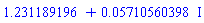 1.231189196+0.5710560398e-1*I