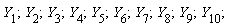 Y[1];