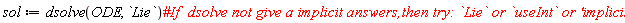 sol := dsolve(ODE, Lie)