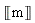 Unit('m')