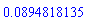 0.894818135e-1