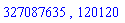 327087635, 120120