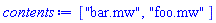 ["bar.mw", "foo.mw"]