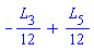 -(1/12)*L[3]+(1/12)*L[5]