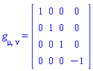 Physics:-g_[mu, nu] = Matrix(%id = 18446744078278045694)