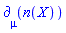 Physics:-d_[mu](n(X), [X])