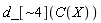 "d_[~4](C(X))"