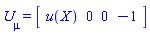 U[mu] = Array(%id = 18446744078375554214)