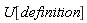 U[definition]