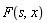 F(s, x)