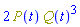 2*Physics:-`*`(P(t), Physics:-`^`(Q(t), 3))
