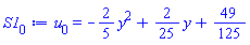 u[0](y) = -(2/5)*y^2+(2/25)*y+49/125
