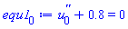 diff(diff(u[0](y), y), y)+.8 = 0