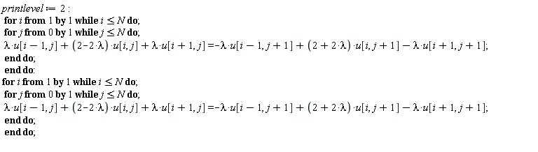 printlevel := 2: