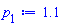 p[1] := 1.1