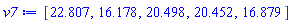 [22.807, 16.178, 20.498, 20.452, 16.879]