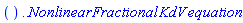 () .. Nonlinear*Fractional*KdV*equation