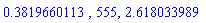 .3819660113, 555, 2.618033989
