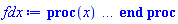 proc (x) local res, data, solnproc, `diff(F(x),x)`, outpoint; option `Copyright (c) 2000 by Waterloo Maple Inc. All rights reserved.`; _EnvDSNumericSaveDigits := Digits; Digits := 15; if _EnvInFsolve = true then outpoint := evalf[_EnvDSNumericSaveDigits](x) else outpoint := evalf(x) end if; data := Array(1..4, {(1) = proc (outpoint) local X, Y, YP, yout, errproc, L, V, i; option `Copyright (c) 2000 by Waterloo Maple Inc. All rights reserved.`; X := Vector(8, {(1) = .0, (2) = .13356755121790845, (3) = .30430039984542584, (4) = .4711335427102931, (5) = .6262694366777036, (6) = .7636417442240576, (7) = .8856536401001731, (8) = 1.0}, datatype = float[8], order = C_order); Y := Matrix(8, 2, {(1, 1) = .2, (1, 2) = .6355472386901964, (2, 1) = .28679901058587776, (2, 2) = .6642172351157226, (3, 1) = .4026629349647905, (3, 2) = .6898565048786539, (4, 1) = .5191388059317775, (4, 2) = .7087686351481234, (5, 1) = .6327422107075403, (5, 2) = .7672375606410581, (6, 1) = .745854892367845, (6, 2) = .8933518491303937, (7, 1) = .8652730228741763, (7, 2) = 1.0741950607628237, (8, 1) = 1.0, (8, 2) = 1.2869514632712835}, datatype = float[8], order = C_order); YP := Matrix(8, 2, {(1, 1) = .6355472386901964, (1, 2) = .2, (2, 1) = .6642172351157226, (2, 2) = .2040819987788216, (3, 1) = .6898565048786539, (3, 2) = 0.987321747068094e-1, (4, 1) = .7087686351481234, (4, 2) = .18582163798963208, (5, 1) = .7672375606410581, (5, 2) = .6263258981104891, (6, 1) = .8933518491303937, (6, 2) = 1.2240154135287016, (7, 1) = 1.0741950607628237, (7, 2) = 1.7154194632259072, (8, 1) = 1.2869514632712835, (8, 2) = 1.9589242746631386}, datatype = float[8], order = C_order); errproc := proc (x_bvp) local outpoint, X, Y, yout, L, V, i; option `Copyright (c) 2000 by Waterloo Maple Inc. All rights reserved.`; Digits := 15; outpoint := evalf(x_bvp); X := Vector(8, {(1) = .0, (2) = .13356755121790845, (3) = .30430039984542584, (4) = .4711335427102931, (5) = .6262694366777036, (6) = .7636417442240576, (7) = .8856536401001731, (8) = 1.0}, datatype = float[8], order = C_order); Y := Matrix(8, 2, {(1, 1) = .0, (1, 2) = 0.13030464384801514e-6, (2, 1) = 0.1302535103026619e-7, (2, 2) = 0.14221614646911444e-6, (3, 1) = -0.4128469958203856e-7, (3, 2) = 0.15918945269923148e-6, (4, 1) = -0.7225809617070991e-7, (4, 2) = 0.11203207102741712e-6, (5, 1) = -0.5203959916725329e-7, (5, 2) = 0.648213485009814e-7, (6, 1) = -0.26104233388354814e-7, (6, 2) = 0.4841390359814309e-7, (7, 1) = -0.10238961917655763e-7, (7, 2) = 0.4628901322935305e-7, (8, 1) = .0, (8, 2) = 0.48876597274231683e-7}, datatype = float[8], order = C_order); if not type(outpoint, 'numeric') then if outpoint = "start" or outpoint = "left" then return X[1] elif outpoint = "right" then return X[8] elif outpoint = "order" then return 6 elif outpoint = "error" then return HFloat(1.5918945269923148e-7) elif outpoint = "errorproc" then error "this is already the error procedure" elif outpoint = "rawdata" then return [2, 8, [F(x), diff(F(x), x)], X, Y] else return ('procname')(x_bvp) end if end if; if outpoint < X[1] or X[8] < outpoint then error "solution is only defined in the range %1..%2", X[1], X[8] end if; V := array([1 = 4, 2 = 0]); if Digits <= trunc(evalhf(Digits)) then L := Vector(4, 'datatype' = 'float'[8]); yout := Vector(2, 'datatype' = 'float'[8]); evalhf(`dsolve/numeric/lagrange`(8, 2, X, Y, outpoint, var(yout), var(L), var(V))) else L := Vector(4, 'datatype' = 'sfloat'); yout := Vector(2, 'datatype' = 'sfloat'); `dsolve/numeric/lagrange`(8, 2, X, Y, outpoint, yout, L, V) end if; [x = outpoint, seq('[F(x), diff(F(x), x)]'[i] = yout[i], i = 1 .. 2)] end proc; if not type(outpoint, 'numeric') then if outpoint = "start" or outpoint = "left" then return X[1] elif outpoint = "method" then return "bvp" elif outpoint = "right" then return X[8] elif outpoint = "order" then return 6 elif outpoint = "error" then return HFloat(1.5918945269923148e-7) elif outpoint = "errorproc" then return eval(errproc) elif outpoint = "rawdata" then return [2, 8, "depnames", X, Y, YP] else error "non-numeric value" end if end if; if outpoint < X[1] or X[8] < outpoint then error "solution is only defined in the range %1..%2", X[1], X[8] end if; if Digits <= trunc(evalhf(Digits)) and (_EnvInFsolve <> true or _EnvDSNumericSaveDigits <= trunc(evalhf(Digits))) then V := array( 1 .. 6, [( 1 ) = (7), ( 2 ) = (0), ( 3 ) = (false), ( 4 ) = (false), ( 5 ) = (false), ( 6 ) = (false)  ] ); L := Matrix(7, 2, {(1, 1) = .0, (1, 2) = .0, (2, 1) = .0, (2, 2) = .0, (3, 1) = .0, (3, 2) = .0, (4, 1) = .0, (4, 2) = .0, (5, 1) = .0, (5, 2) = .0, (6, 1) = .0, (6, 2) = .0, (7, 1) = .0, (7, 2) = .0}, datatype = float[8], order = C_order); yout := Vector(2, {(1) = .0, (2) = .0}, datatype = float[8]); evalhf(`dsolve/numeric/hermite`(8, 2, X, Y, YP, outpoint, var(yout), var(L), var(V))) else if _EnvInFsolve = true then Digits := _EnvDSNumericSaveDigits end if; V := array( 1 .. 6, [( 1 ) = (7), ( 2 ) = (0), ( 3 ) = (false), ( 4 ) = (false), ( 5 ) = (false), ( 6 ) = (false)  ] ); L := Matrix(7, 2, {(1, 1) = 0., (1, 2) = 0., (2, 1) = 0., (2, 2) = 0., (3, 1) = 0., (3, 2) = 0., (4, 1) = 0., (4, 2) = 0., (5, 1) = 0., (5, 2) = 0., (6, 1) = 0., (6, 2) = 0., (7, 1) = 0., (7, 2) = 0.}, order = C_order); yout := Vector(2, {(1) = 0., (2) = 0.}); `dsolve/numeric/hermite`(8, 2, X, Y, YP, outpoint, yout, L, V) end if; [outpoint, seq(yout[i], i = 1 .. 2)] end proc, (2) = Array(1..3, {(1) = 18446883866908093534, (2) = 18446883866908094062, (3) = 18446883866908094238}), (3) = [x, F(x), diff(F(x), x)], (4) = 0}); solnproc := data[1]; if not type(outpoint, 'numeric') then if outpoint = "solnprocedure" then return eval(solnproc) elif member(outpoint, ["start", "left", "right", "errorproc", "rawdata", "order", "error"]) then return solnproc(x) elif outpoint = "sysvars" then return data[3] elif procname <> unknown then return ('procname')(x) else `diff(F(x),x)` := pointto(data[2][3]); return ('`diff(F(x),x)`')(x) end if end if; try res := solnproc(outpoint); res[3] catch: error  end try end proc
