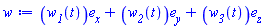 Vector(3, {(1) = `#msub(mi("w"),mi("1"))`(t), (2) = `#msub(mi("w"),mi("2"))`(t), (3) = `#msub(mi("w"),mi("3"))`(t)})