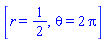 [r = 1/2, theta = 2*Pi]