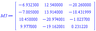 Matrix(%id = 18446744074370378318)