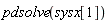 pdsolve(sysx[1])