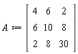 A := Matrix(3, 3, {(1, 1) = m[1, 1], (1, 2) = m[1, 2], (1, 3) = m[1, 3], (2, 1) = m[2, 1], (2, 2) = m[2, 2], (2, 3) = m[2, 3], (3, 1) = m[3, 1], (3, 2) = m[3, 2], (3, 3) = m[3, 3]})
