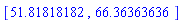 [51.81818182, 66.36363636]