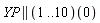 (YP || (1 .. 10))(0)