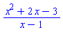 (x^2+2*x-3)/(x-1)