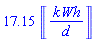17.15*Units:-Unit(kWh/d)